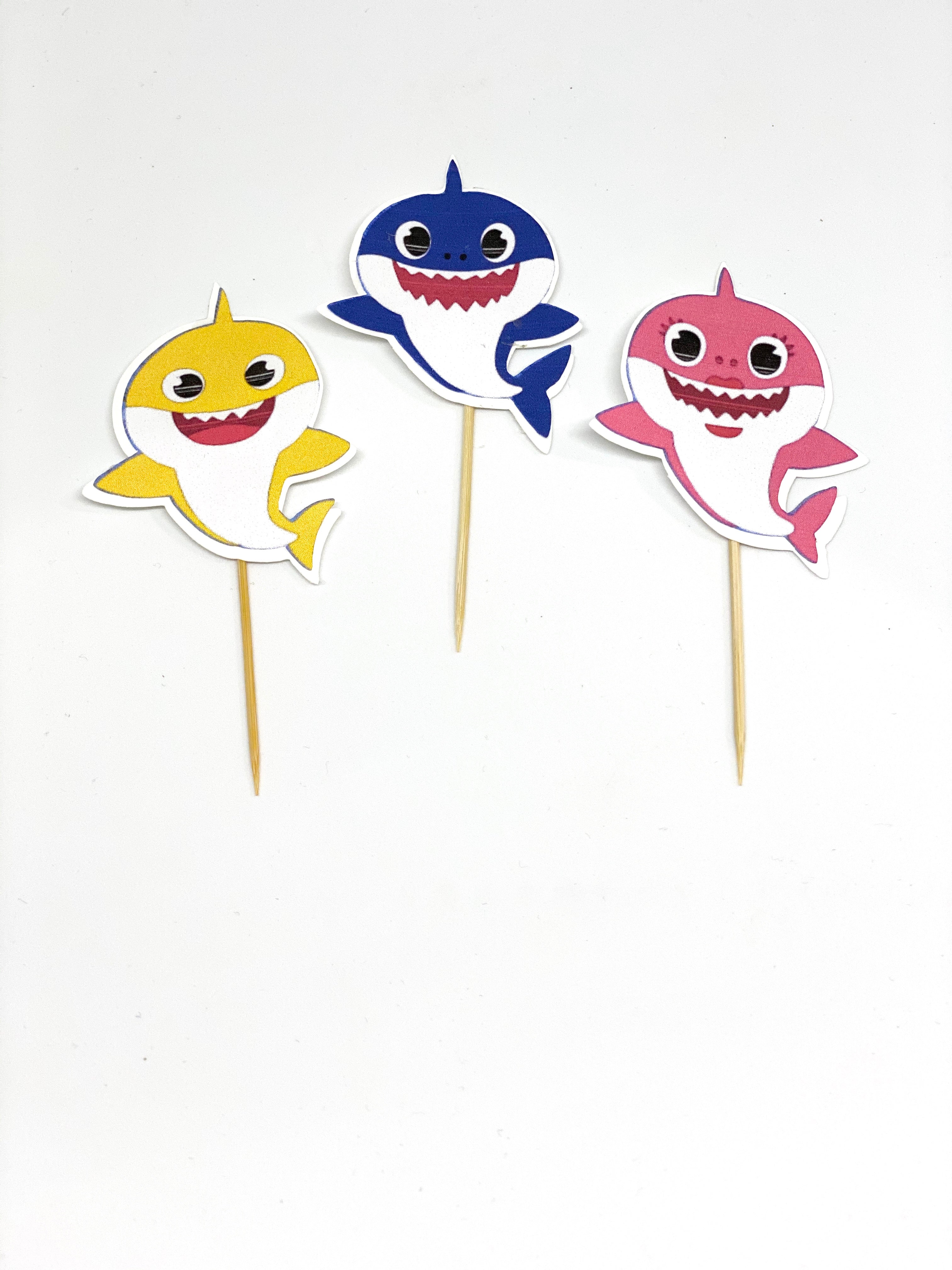 Baby Shark Cupcake Toppers