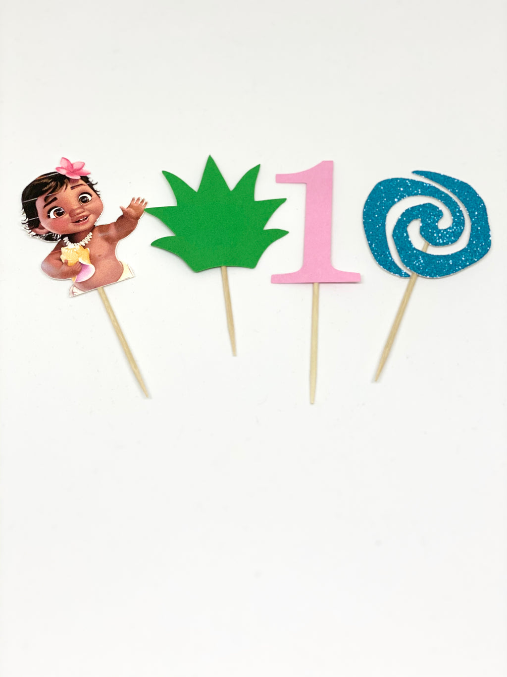 Baby Moana Cupcake Toppers